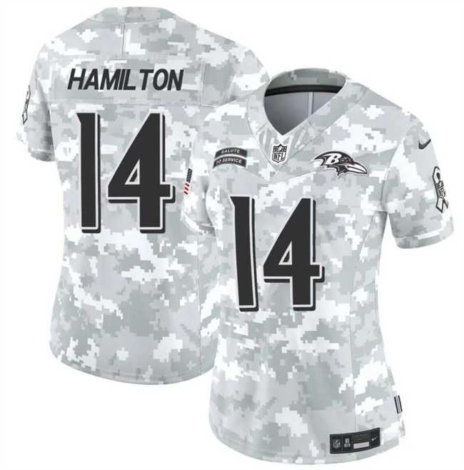 Women's Baltimore Ravens #14 Kyle Hamilton 2024 F.U.S.E Arctic Camo Salute To Service Limited Stitched Jersey Dzhi,We sell and wholesale Women's Baltimore Ravens #14 Kyle Hamilton 2024 F.U.S.E Arctic Camo Salute To Service Limited Stitched Jersey Dzhi on line form chian!